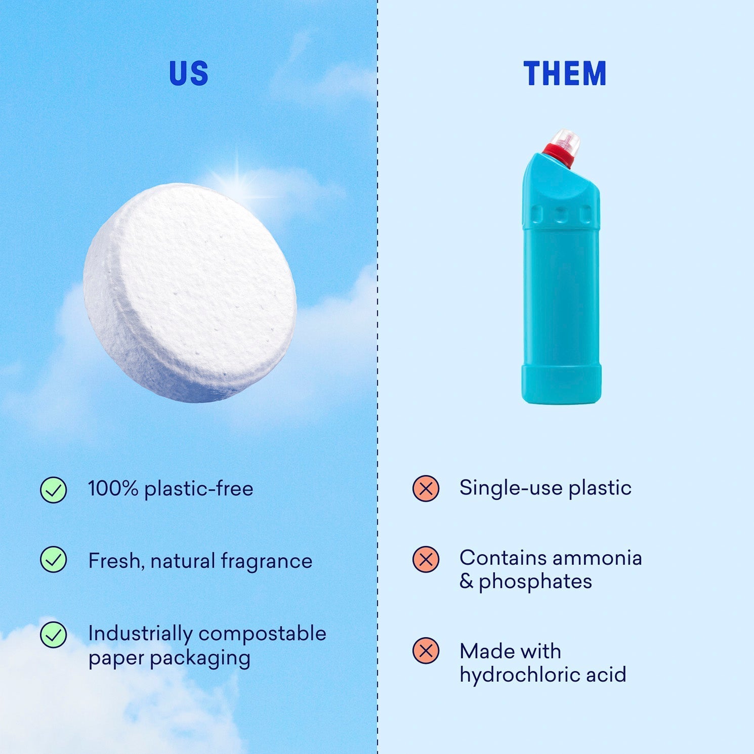 1 Year of Toilet Bowl Cleaner